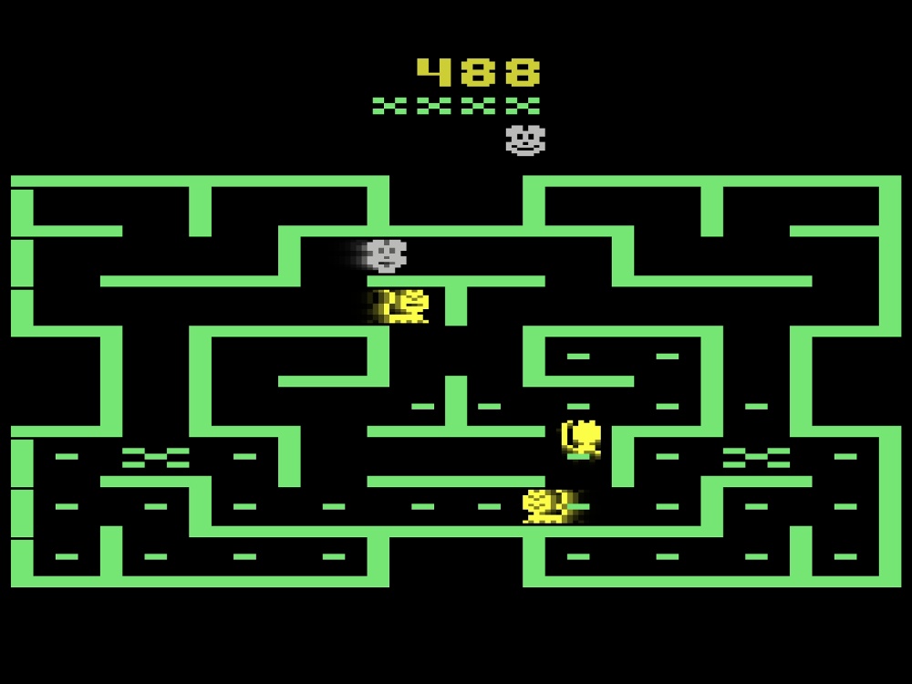 Gameplay of Mouse Trap for Atari 2600